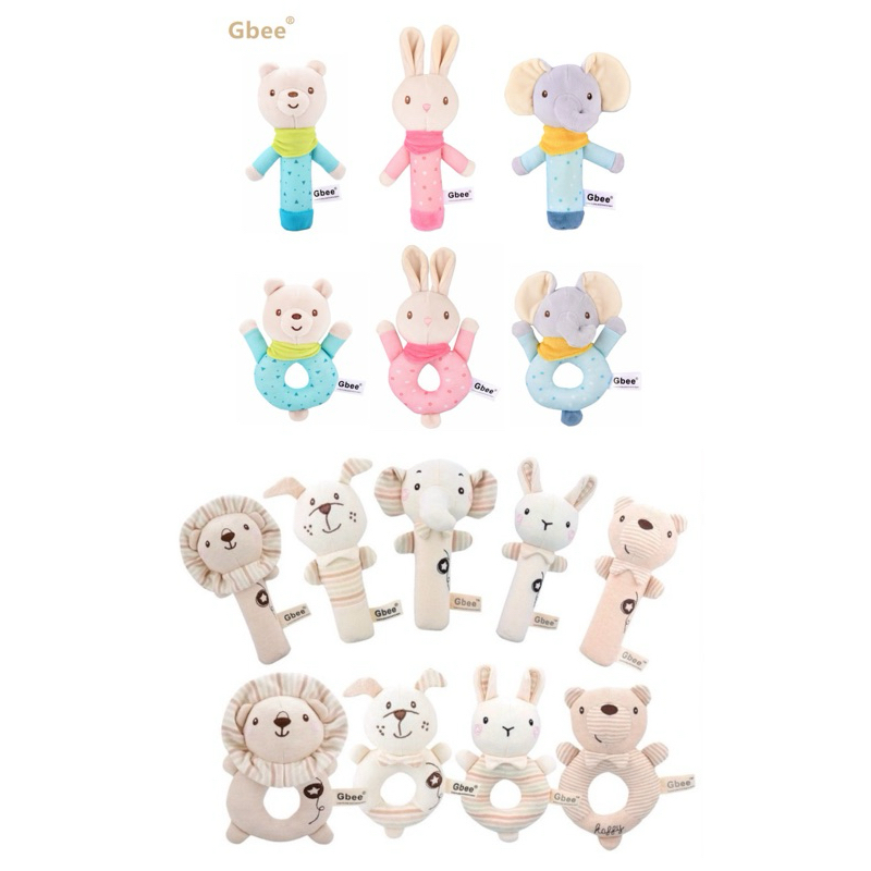 Gbee stuffed animal rattle toys for newborns in many models -2023 ...