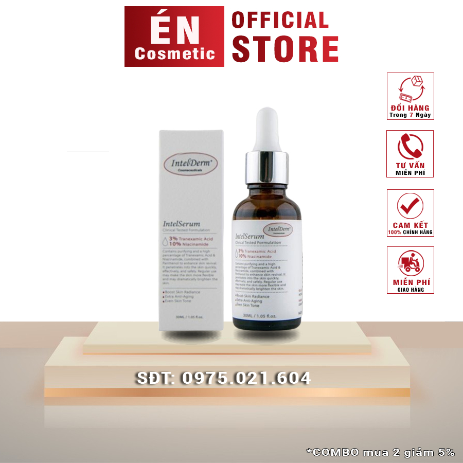 Intelderm Tranexamic Acid 3 Serum Helps Improve Pigmentation