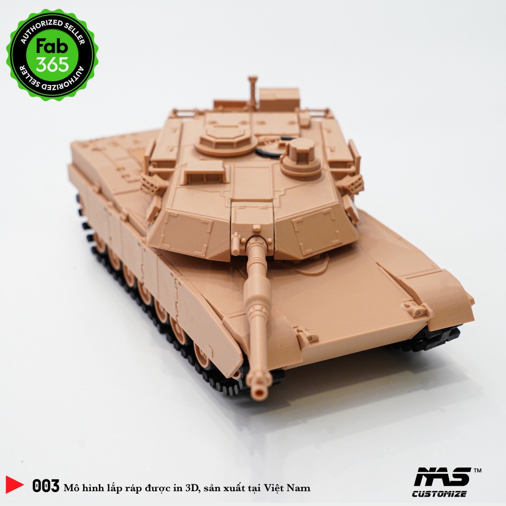 [ NAS ] Toy American tank model M1A2 Abrams scale 1:48, Military model ...