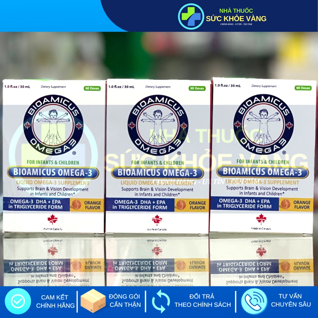 Bioamicus Omega 3 - DHA Supplement Helps Children Smart, Bright ...