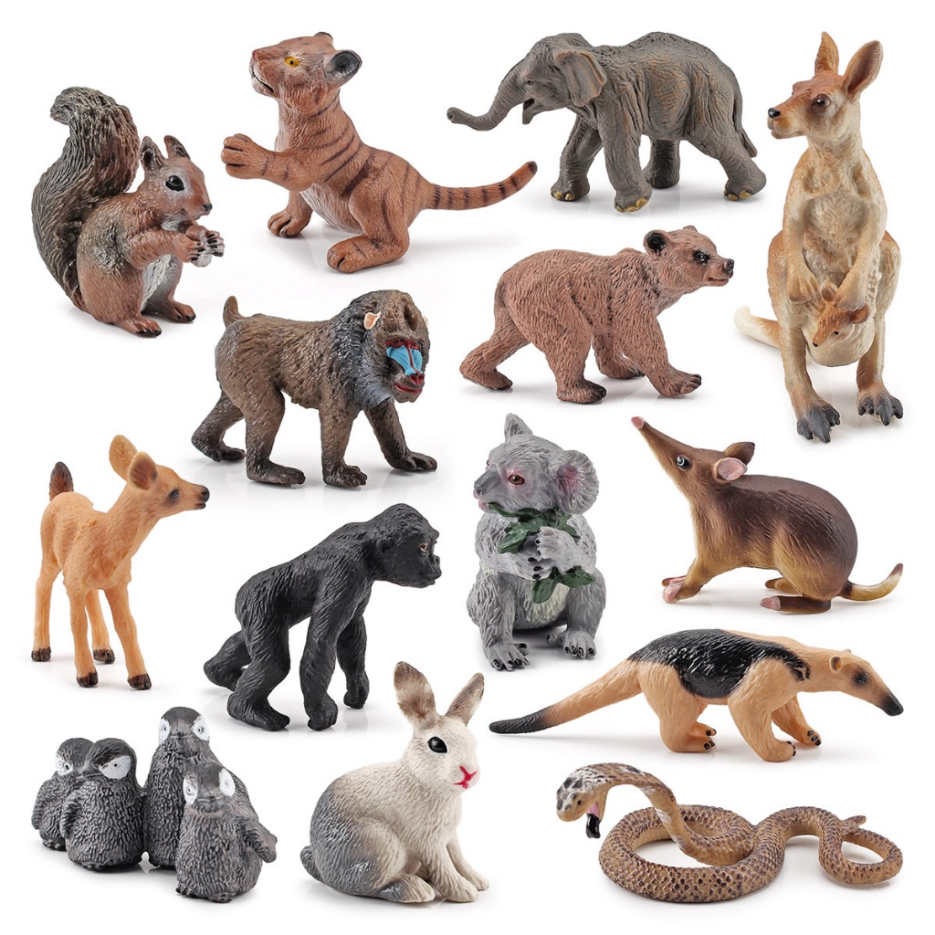 Set of 14 animal models | Shopee Philippines