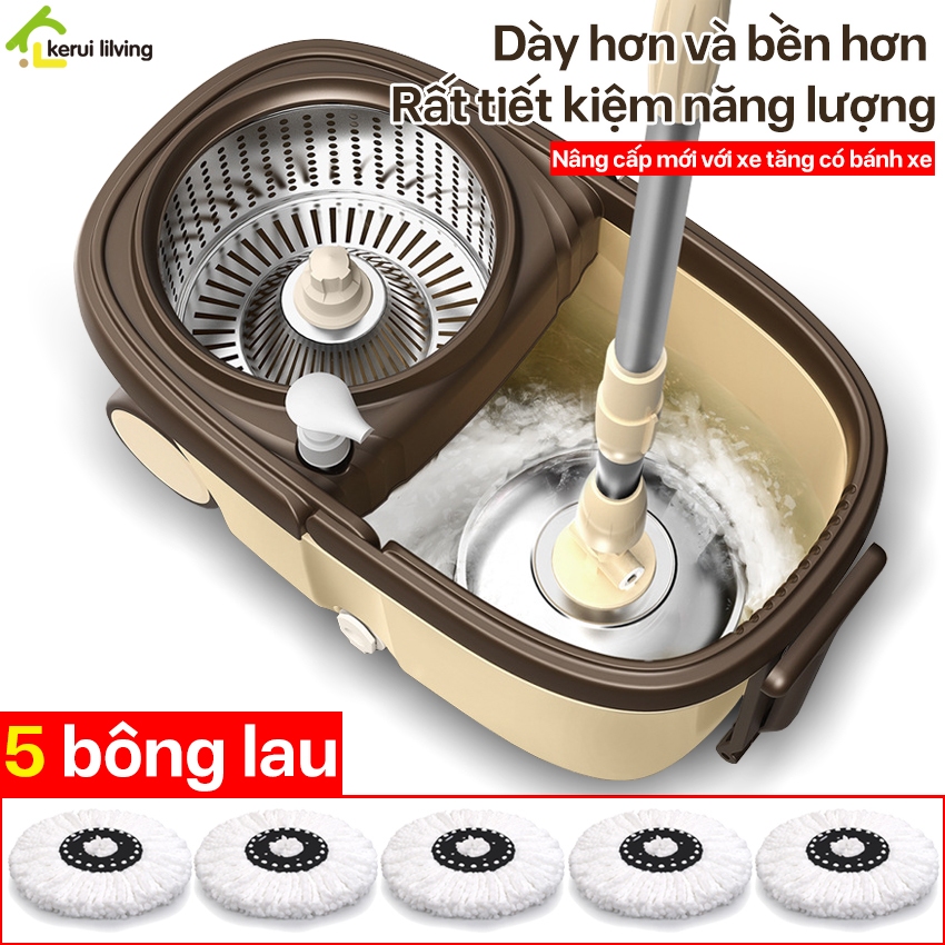 PICKUP 360 Degree Rotating Smart Mop Set - Large mop table rotates 360 ...