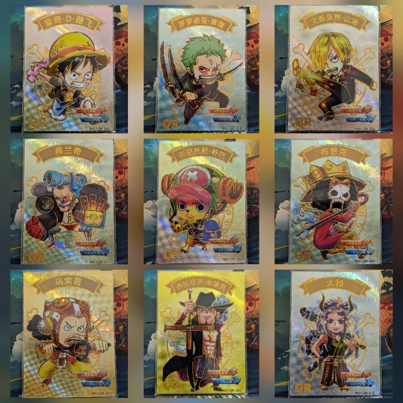 Op Card Chibi Card Super Beautiful Sparkling QR Characters (Includes ...