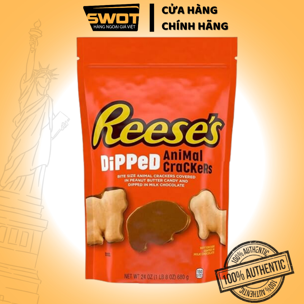 Reese's Animal Crackers Usa Chocolate 680g, American Chocolate Shaped