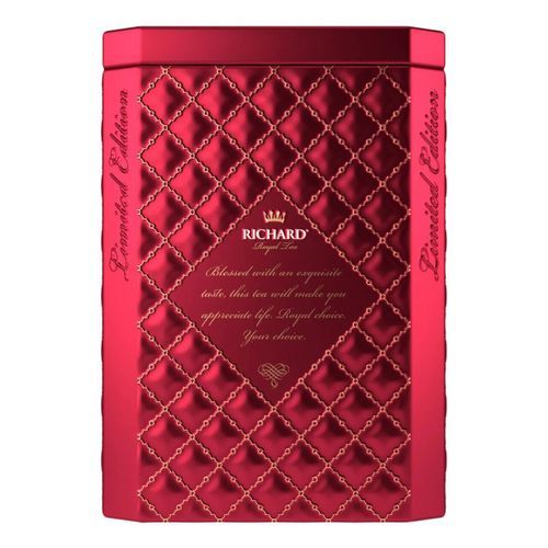Richard King & Queen's Choice tea tin box 80gr - Luxurious design ...