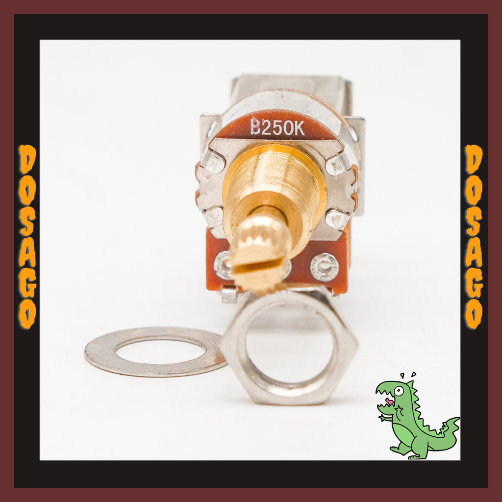 Pot Presses 2 Layers Of Gold Core Variable guitar pot Resistance Used