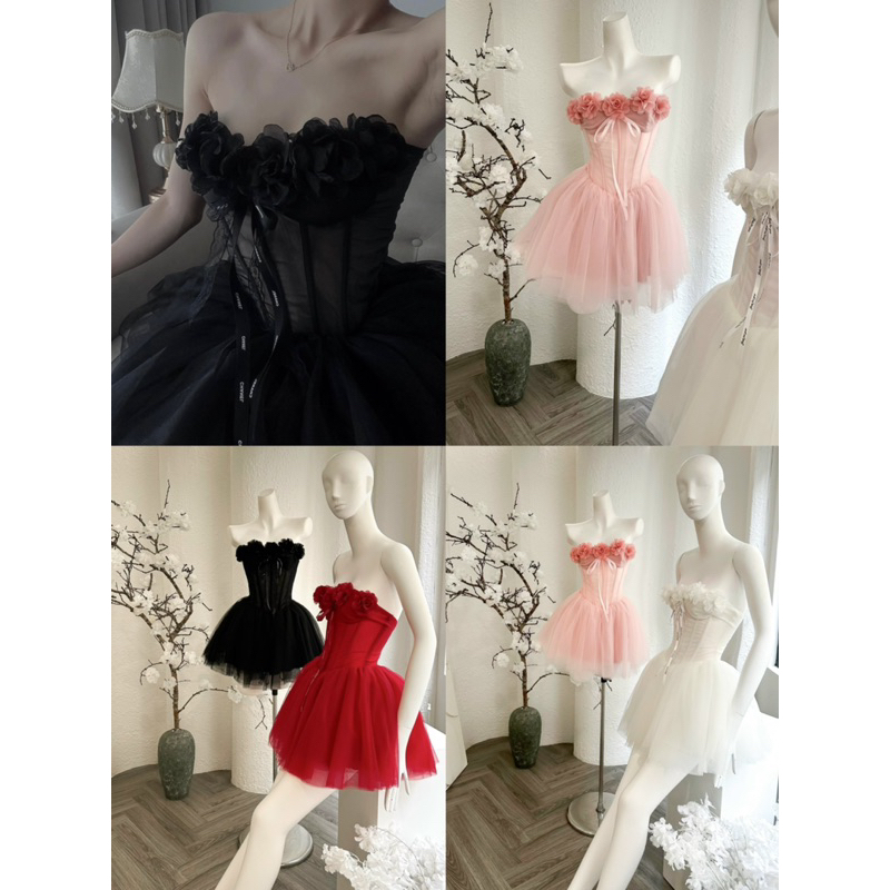 [VIDEO] Super pretty floral mesh princess party dress Shopee Philippines