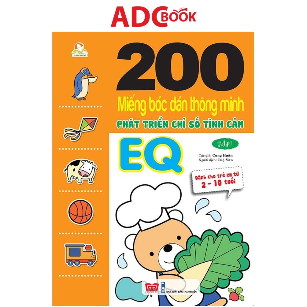 Book - 200 Smart Stickers - Developing EQ - Volume 1 (For Children 2 ...