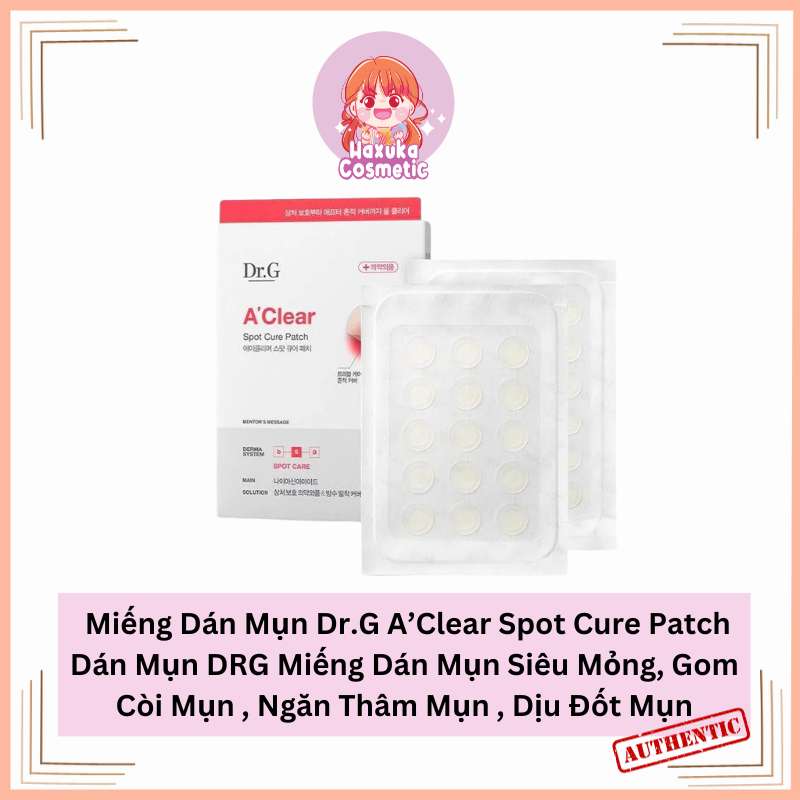 Dr.g A’Clear Spot Cure Patch DRG Ultra Thin, Waterproof Acne Patch 39 ...
