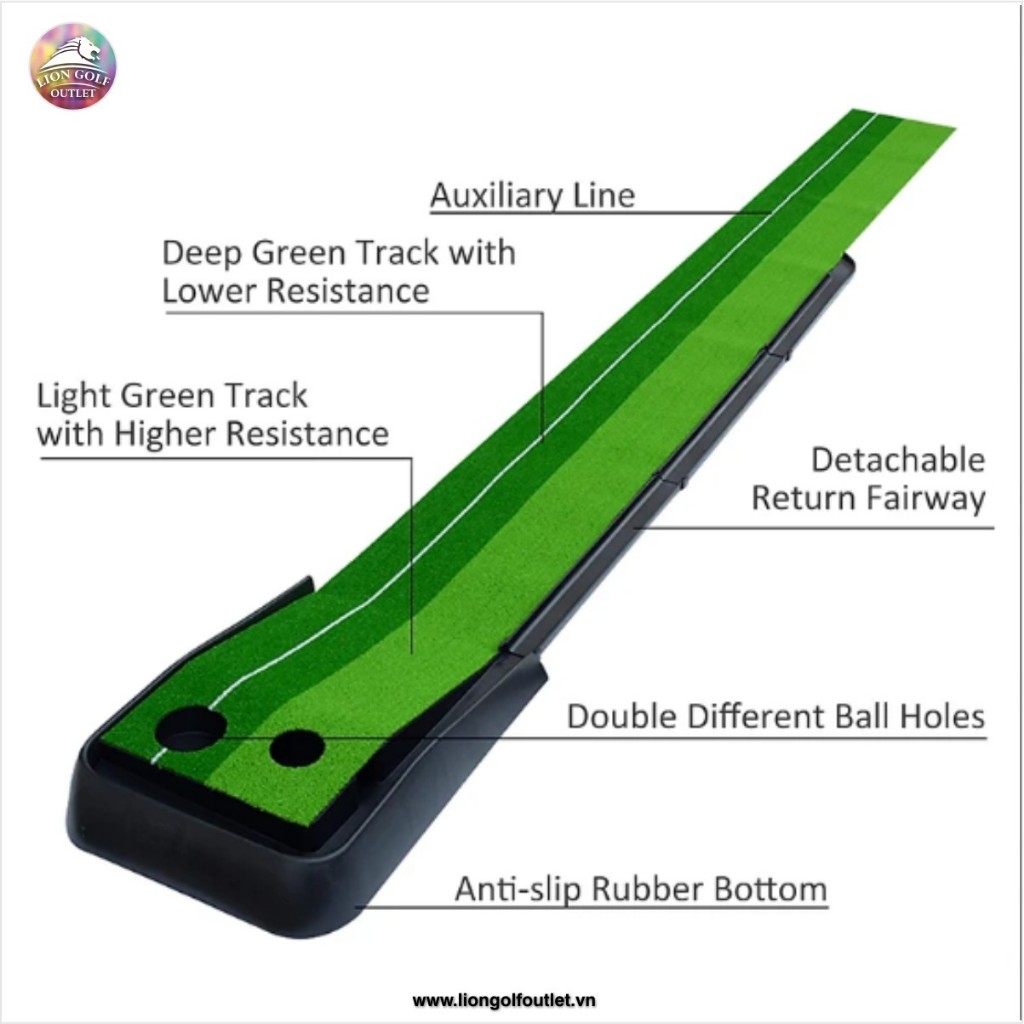 Putter Indoor Putting Practice Mat 300x40x10 cm | Shopee Philippines