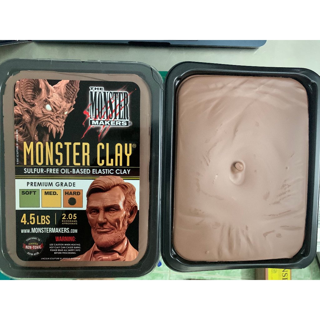 [Oil-based Clay] 100g Monster clay hard - Oil-based clay (extract ...