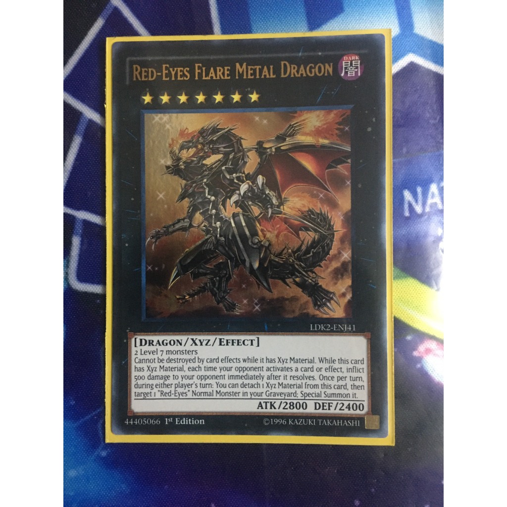 Yugioh Ancient Code Red Eyes Flare Metal Dragon Card Ldk2 Enj41 Ultra Rare Ancient Code 9565