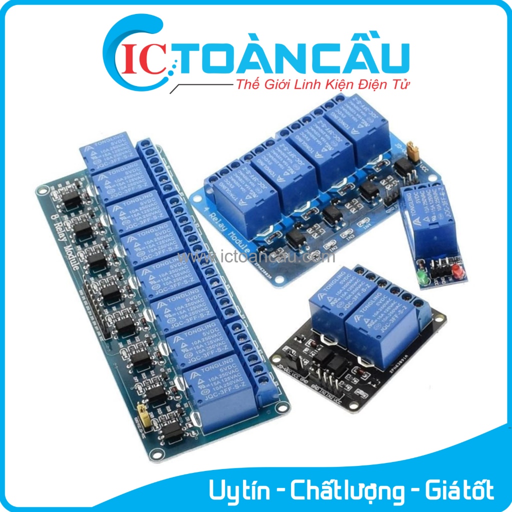 Relay Module 1/2/4/8 channel 5v with isolated opto | Shopee Philippines