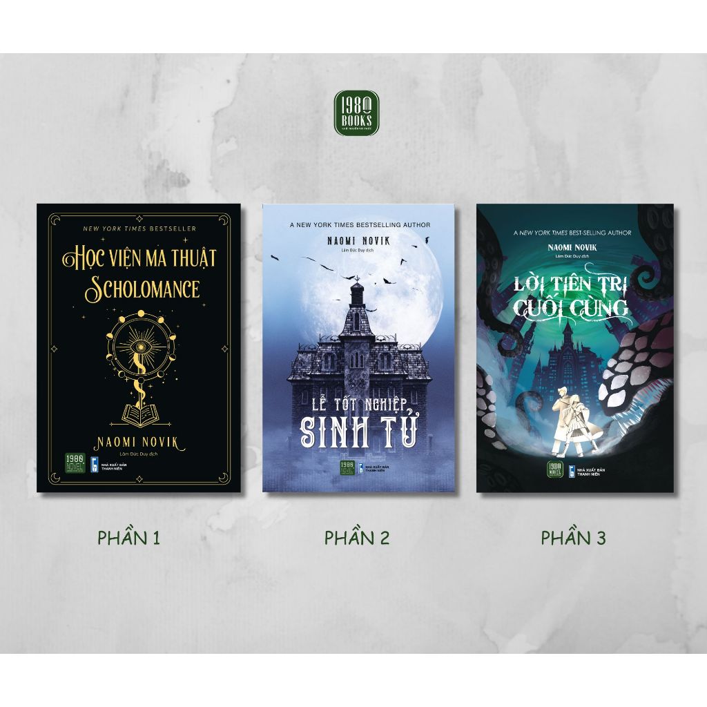 TRI Combo 3 Books Of Naomi Novik - Scholomance Magic Academy + Life ...