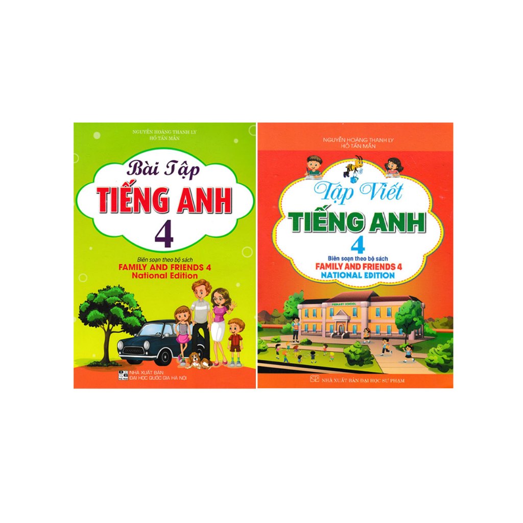 Reference Book: English Exercises + English Writing Practice Grade 4 ...