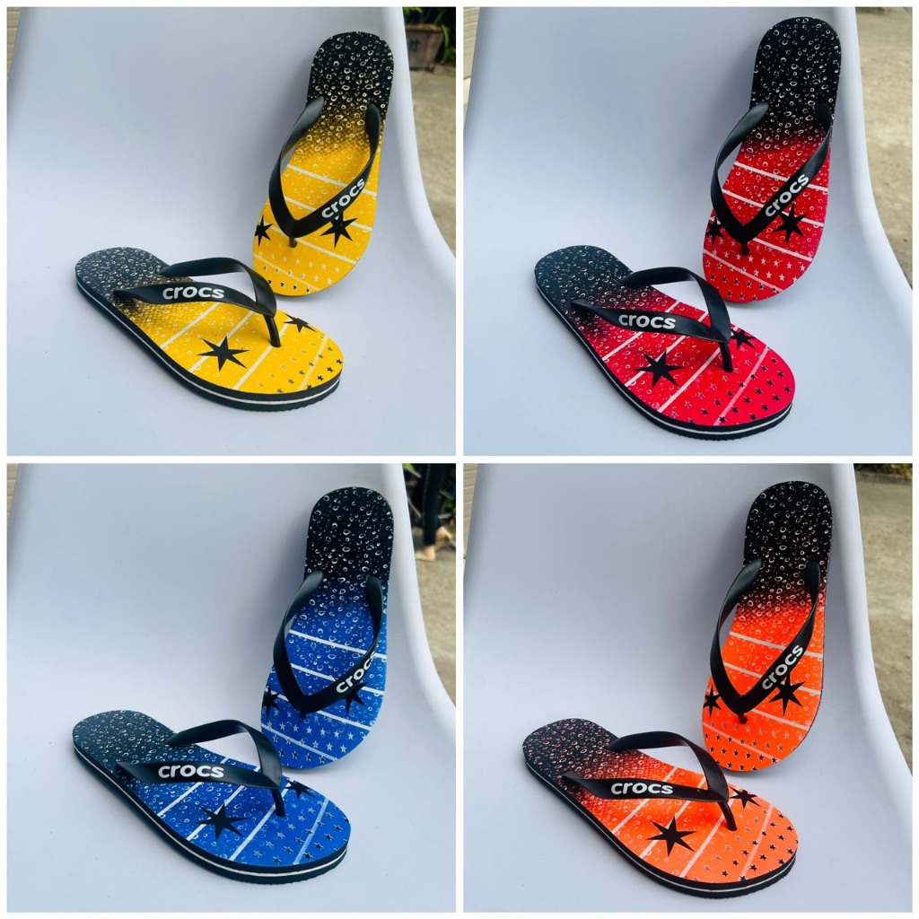 New Crocs Men's Thai Lao Tong Flip-flops 4 colors | Shopee Philippines