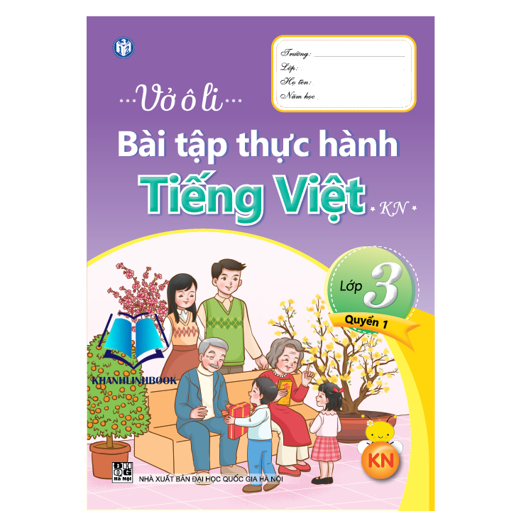 Book - Notebook with exercises for Vietnamese practice grade 3 - Book 1 ...