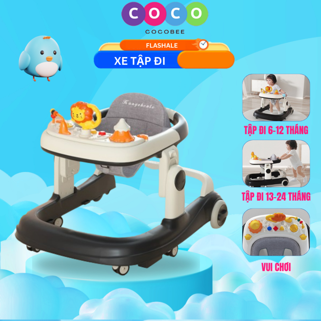 Cocobee MultiFunction UShaped Baby Walkers Can Be Folded, Giving