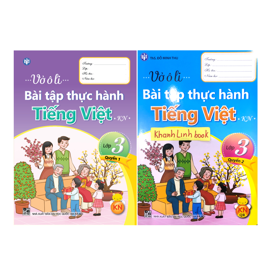 Book - Combo Notebook with Vietnamese Practice Exercises Grade 3 - Book ...