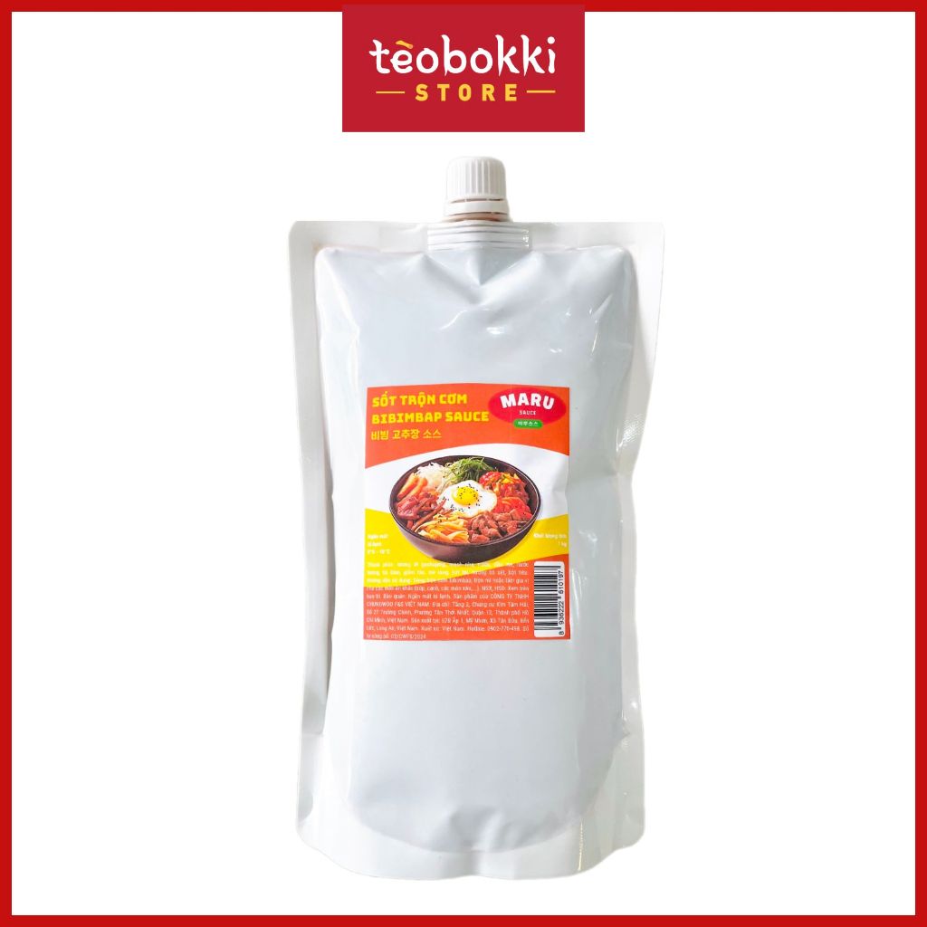 Maru bibimbap rice sauce 1kg | Shopee Philippines