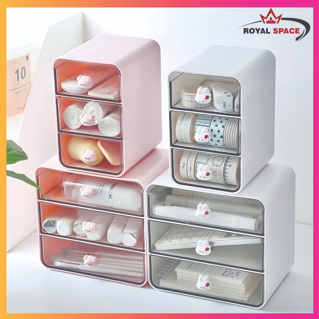 Cute Rabbit and Pig Shaped Multi-Function Desktop Storage Cabinet ...