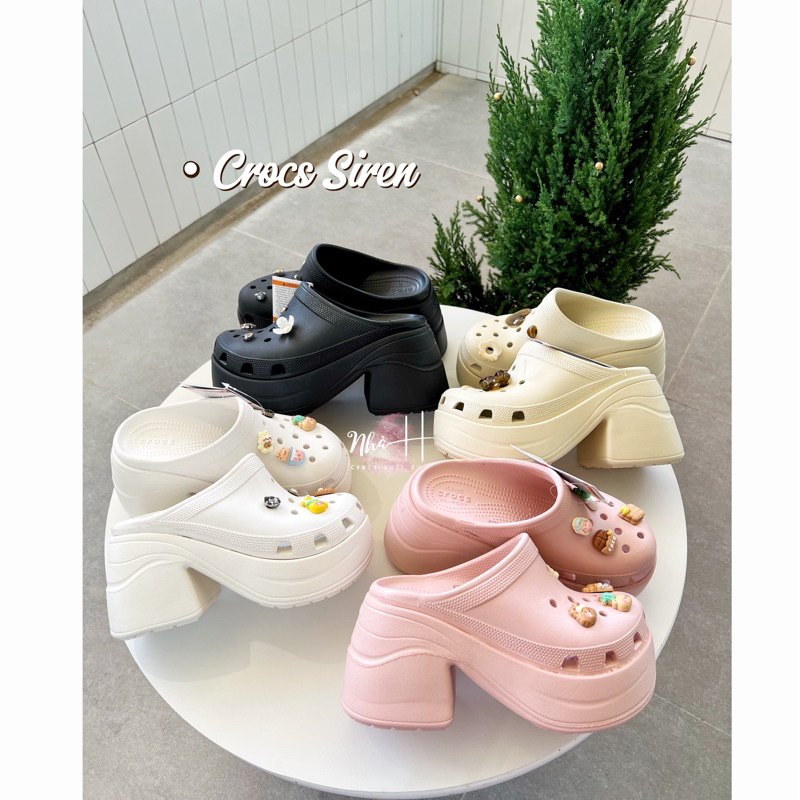 Crocs Siren Clog Slippers - 10p high sole - New model | Shopee Philippines
