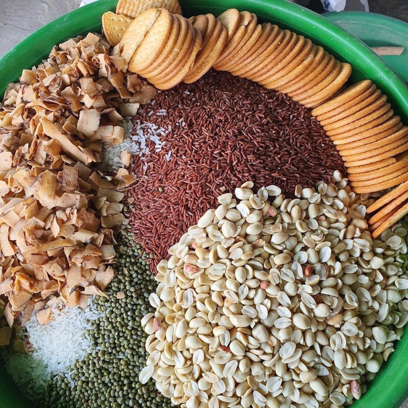 1kg of childhood cereal tubes, brown rice popcorn | Shopee Philippines