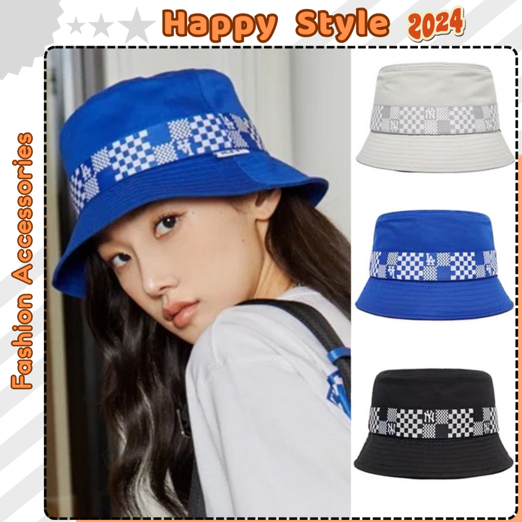 Crop-brimmed bucket hat LA embroidered bucket hat Full label, high ...