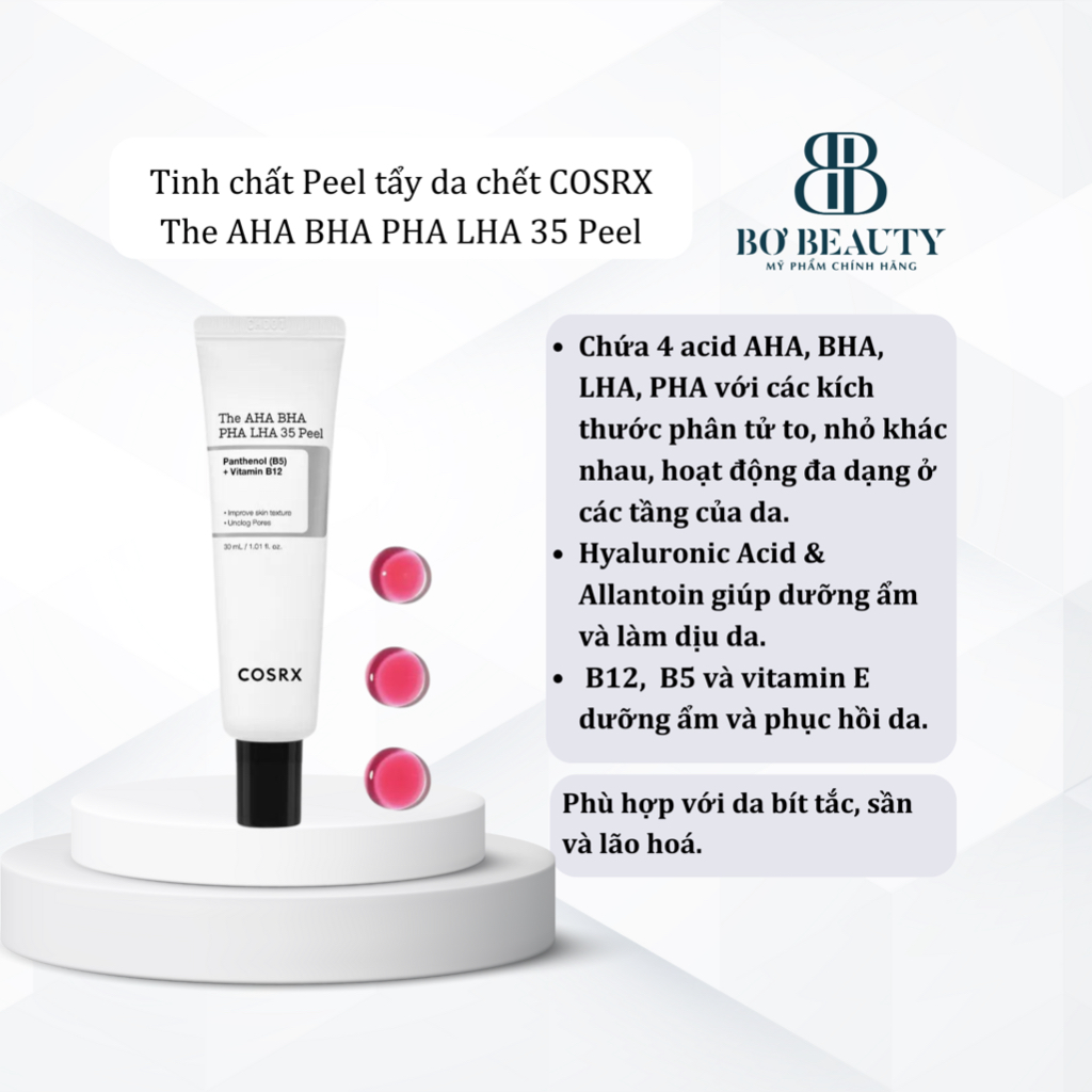 Cosrx The AHA BHA PHA LHA 35 Peel Exfoliating Essence | Shopee Philippines