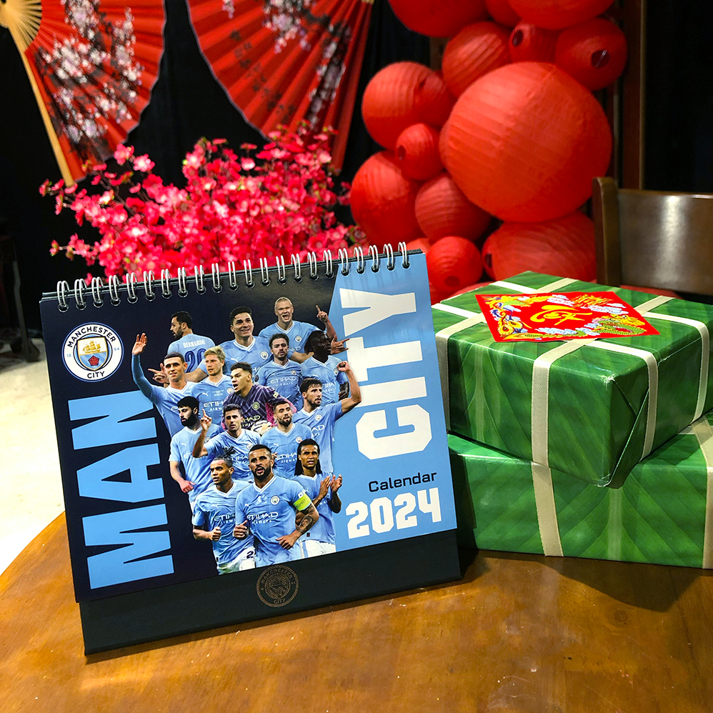 Manchester City Desktop Calendar 2024 Shopee Philippines