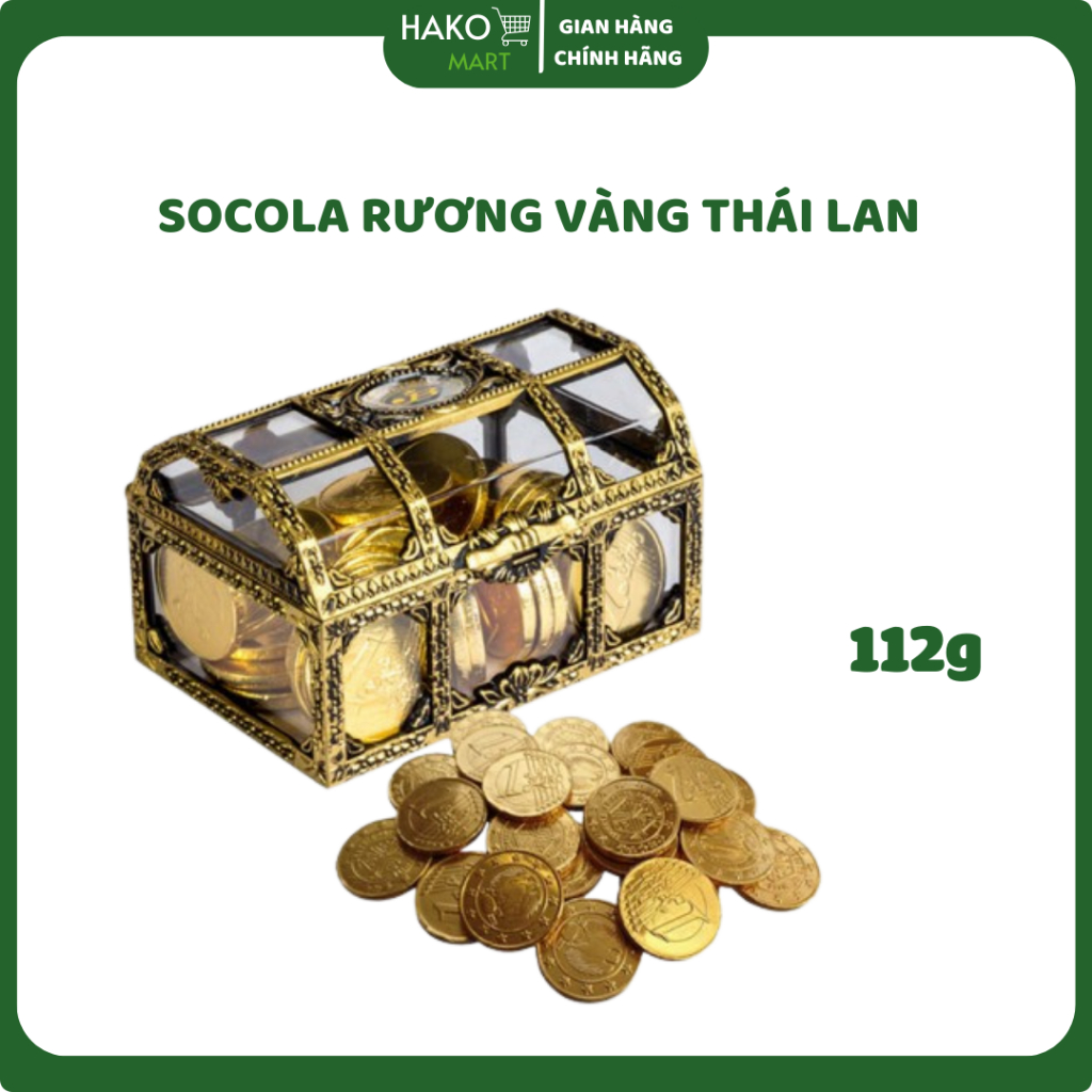 [CNY 2024] Thai Luxury Gold Chest Coin Chocolate Box 112g | Shopee ...