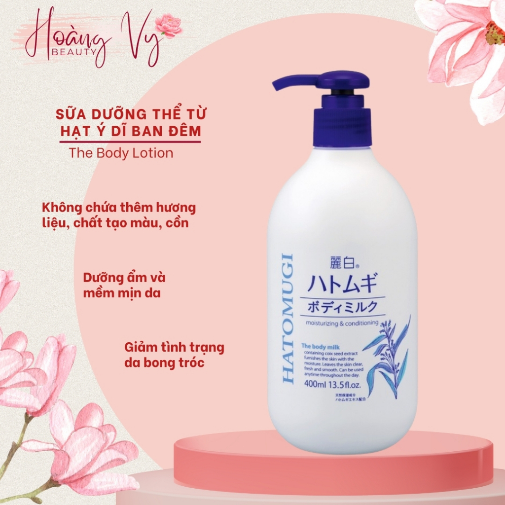 Reihaku Hatomugi Body Milk Reihaku Hatomugi Body Milk (400ml) | Shopee ...