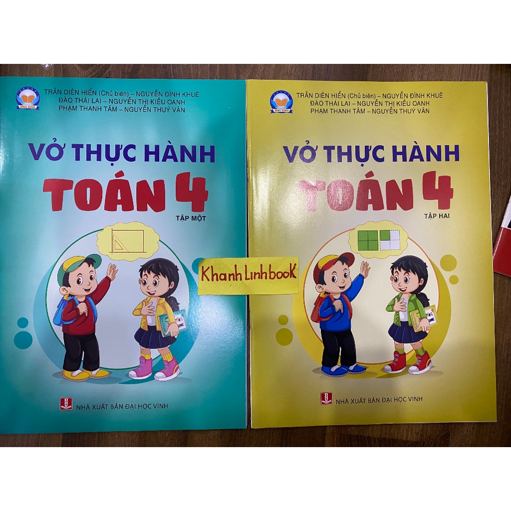 Book - Math practice notebook 4 (T1+T2) (compiled according to Binh ...