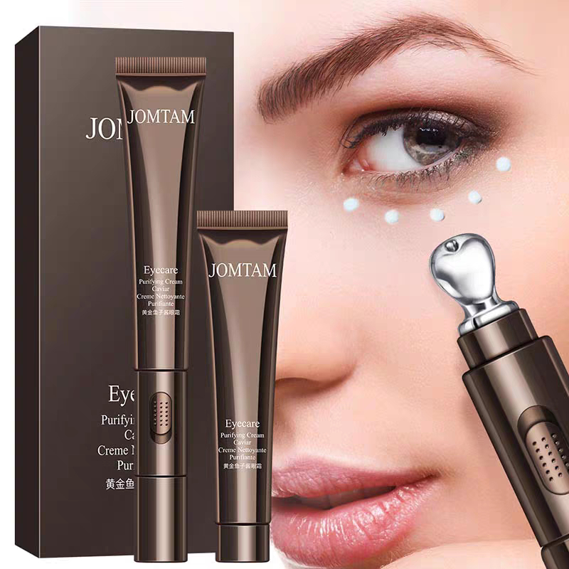 Jomtam Eye Cream With Roller Helps Moisturize, Improve Dark Circles