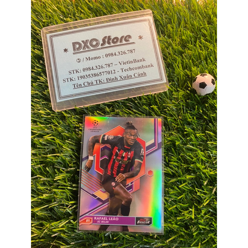 Refractor - TOPPS FINEST 2023 - RAFAEL LEAO (AC MILAN) | Shopee Philippines