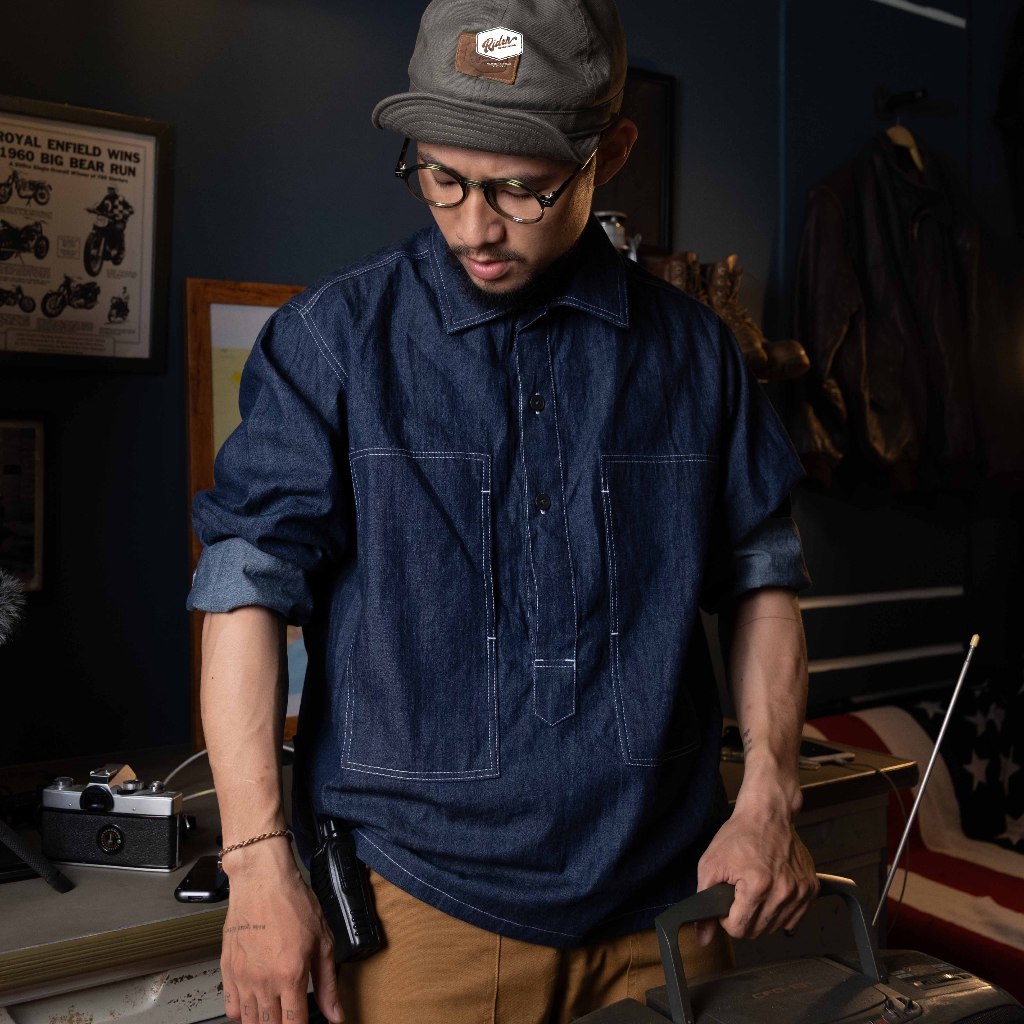 Rider Pullover Jacket - Rider VietNam - Vintage Workwear Style Jacket ...