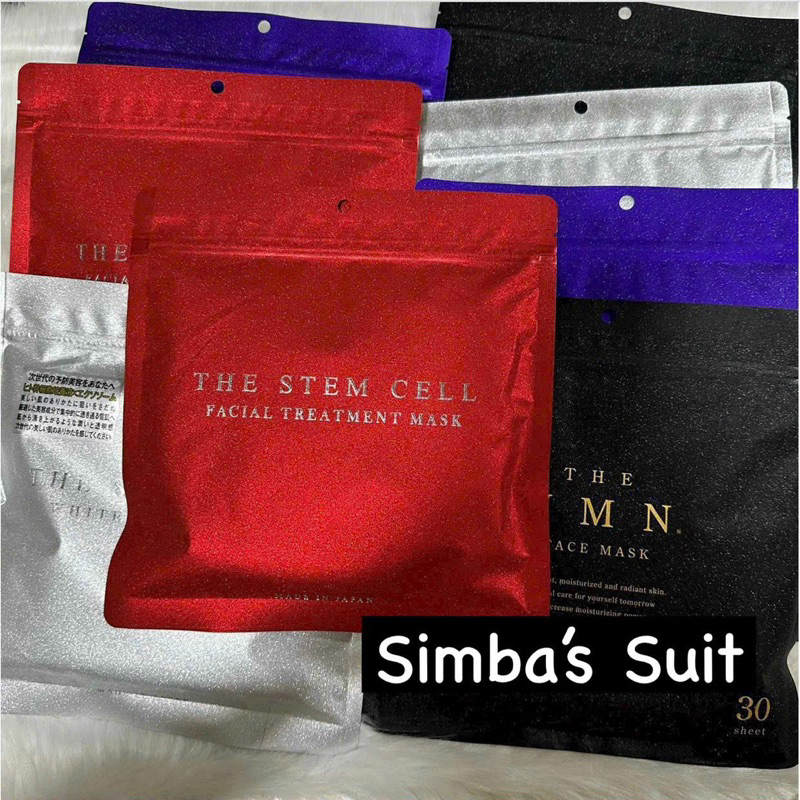 The Stem Cell Face Mask Japanese Stem Cell Mask 30 Pieces Shopee Philippines