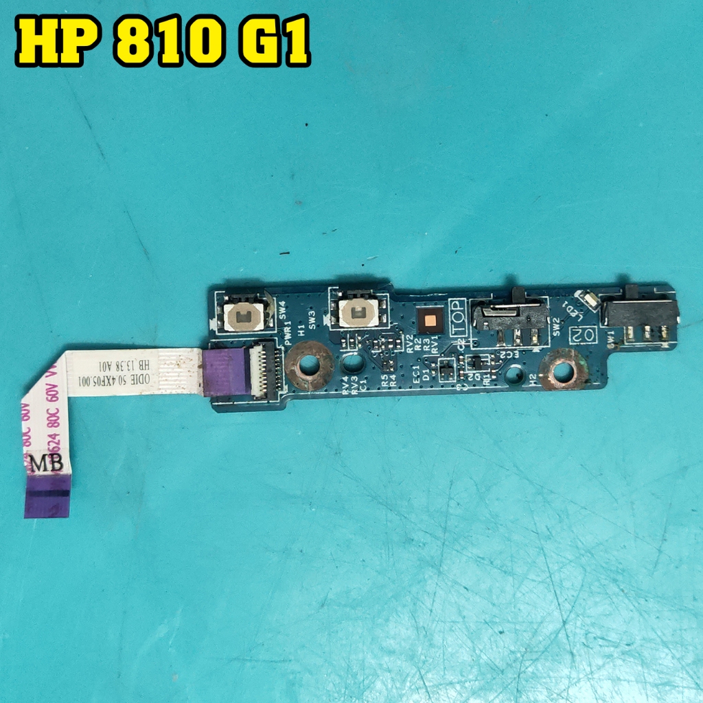 Hp 810G1 laptop power and volume button cable and board | Shopee ...