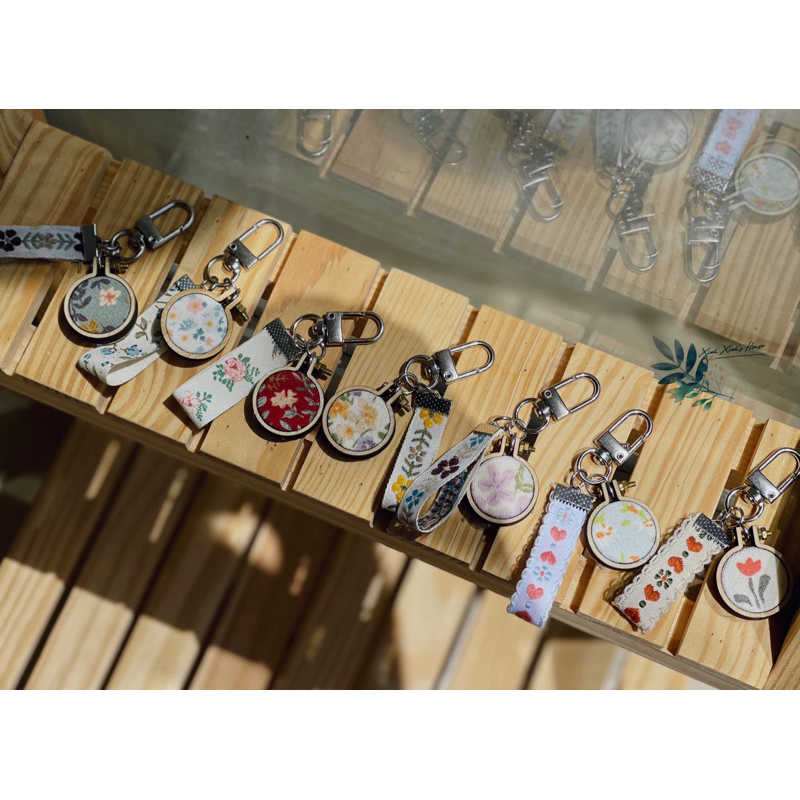 Wooden keychain with lovely patterns (100% handmade) | Shopee Philippines