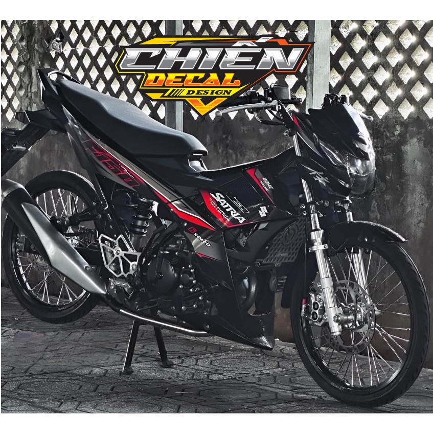 Satria F15 black gray red removable stamp model (HOT) 2026, 3-layer ...