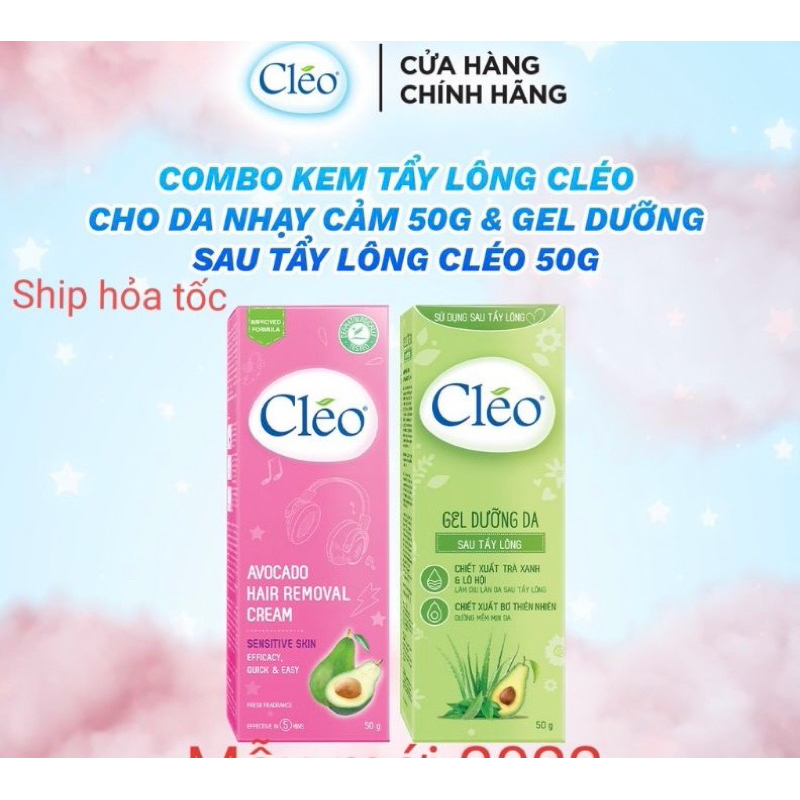 Cleo hair removal cream duo & post-hair removal cream (Combo of 2 ...