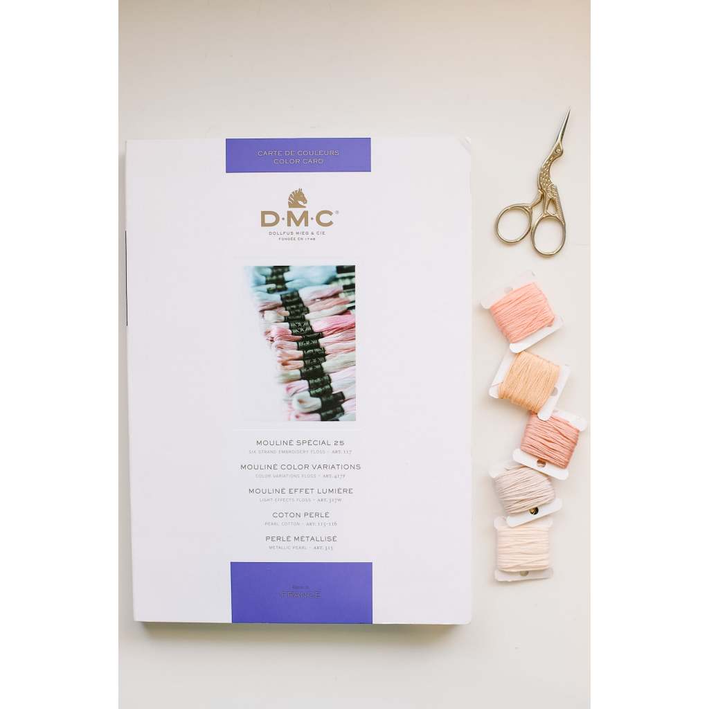 Dmc Floss Color Card Embroidery Thread Color Palette REAL Thread Floss RARE, Latest DMC