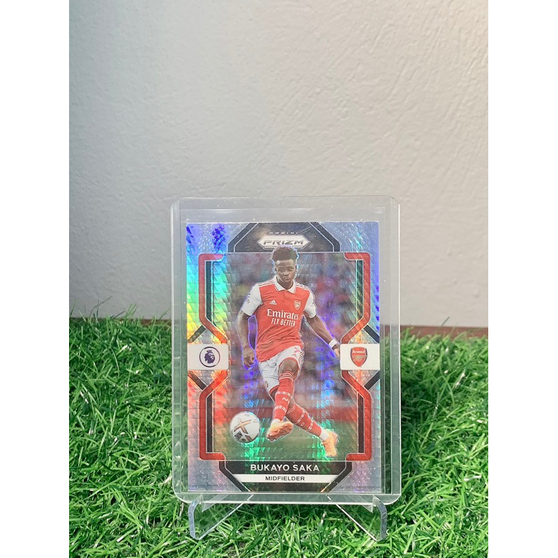 Bukayo Saka Hyper Panini Prizm Epl 2022 / 23 soccer card | Shopee ...