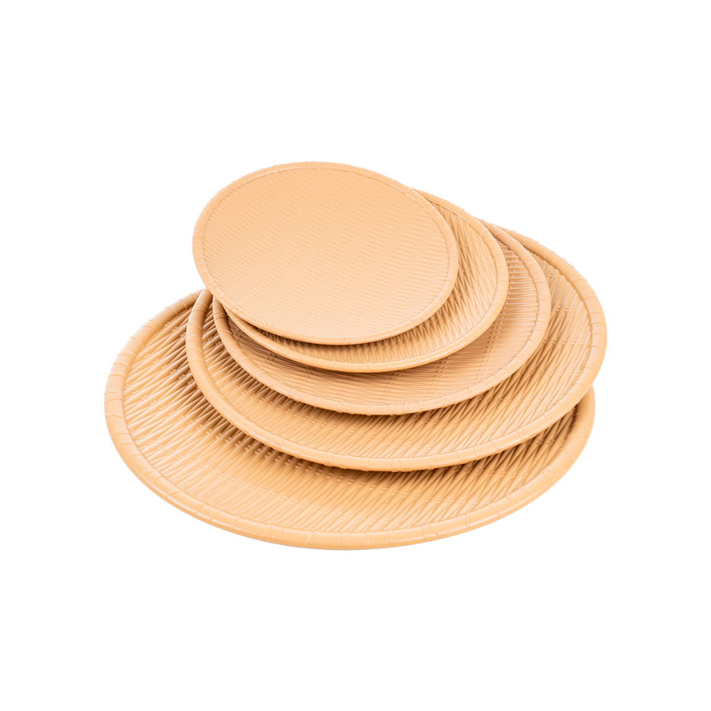 Round Plate Fake Rattan, High Quality Vietnamese-Japanese Plastic ...