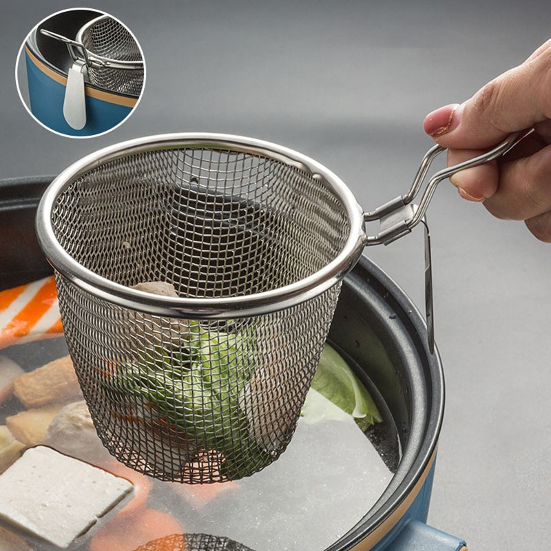 Convenient Stainless Steel Hot Pot Dipping Racket, Scoop, Noodle ...