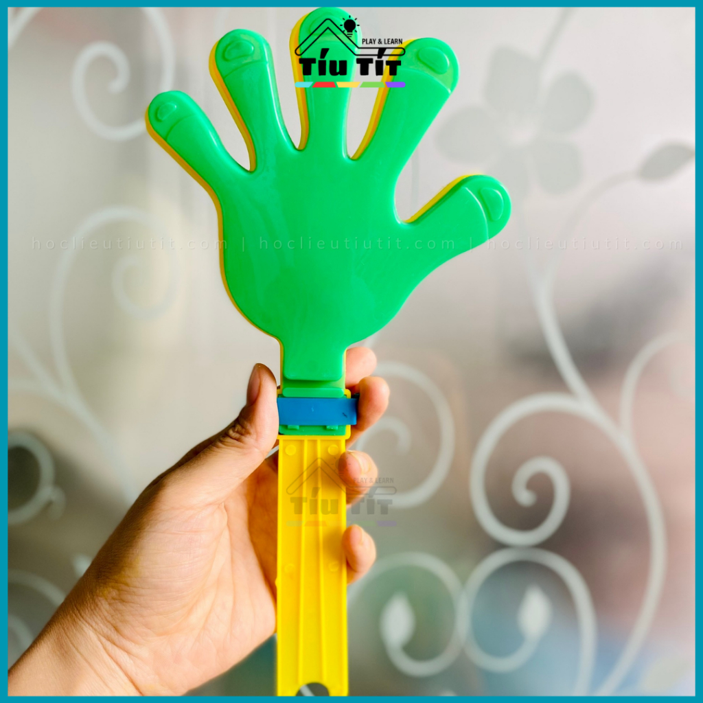 Smashed hand with sound, elementary school teaching aids, English ...