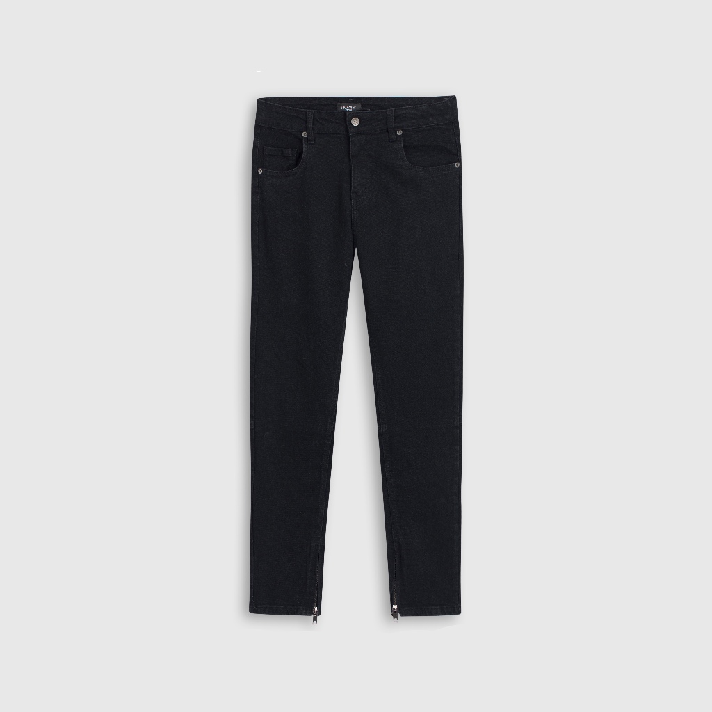 ROWAY men's jeans, light stretch denim fabric, slim form | Black buckle ...