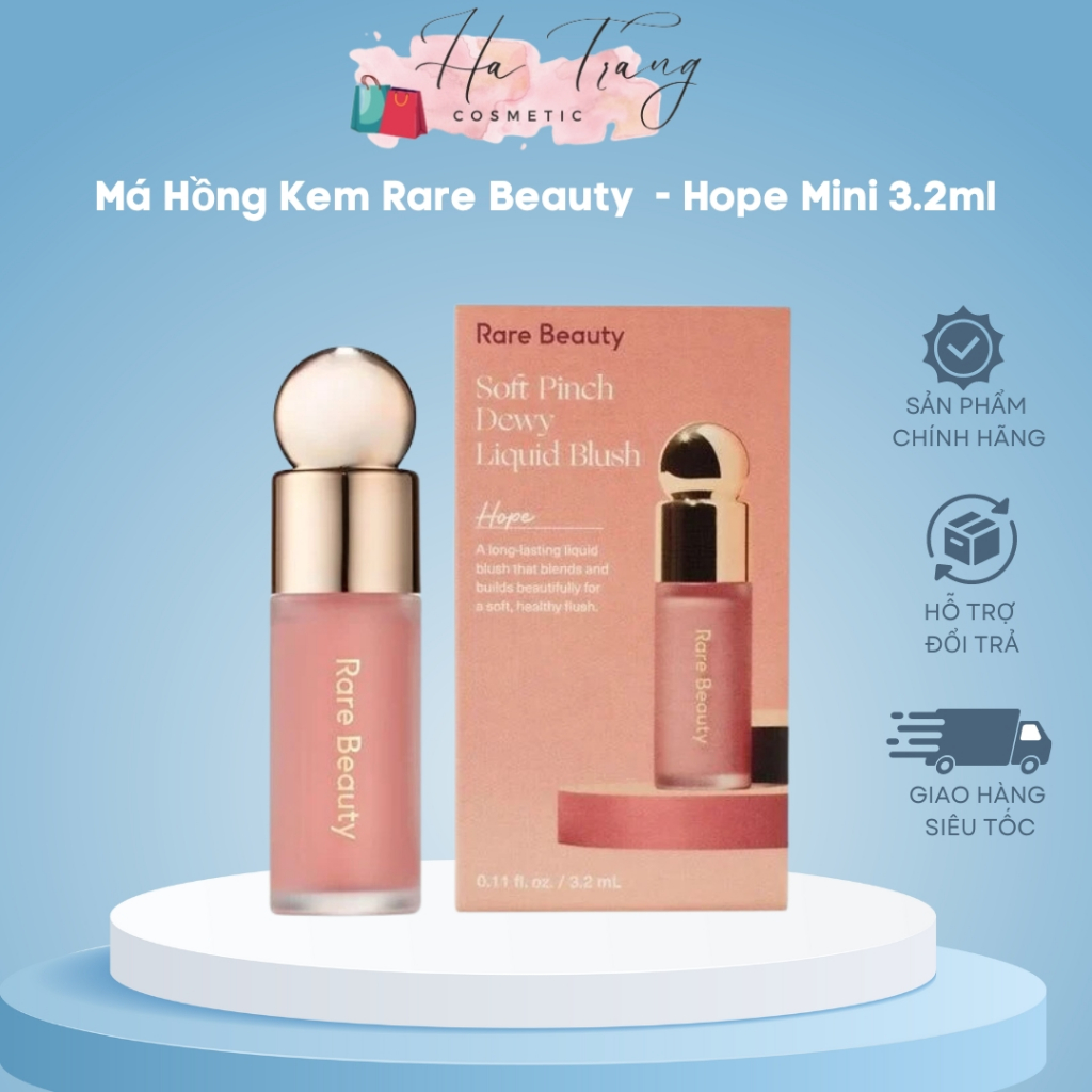 Rare Beauty Soft Pinch Dewy Liquid Blush - Hope Mini 3.2ml | Shopee ...