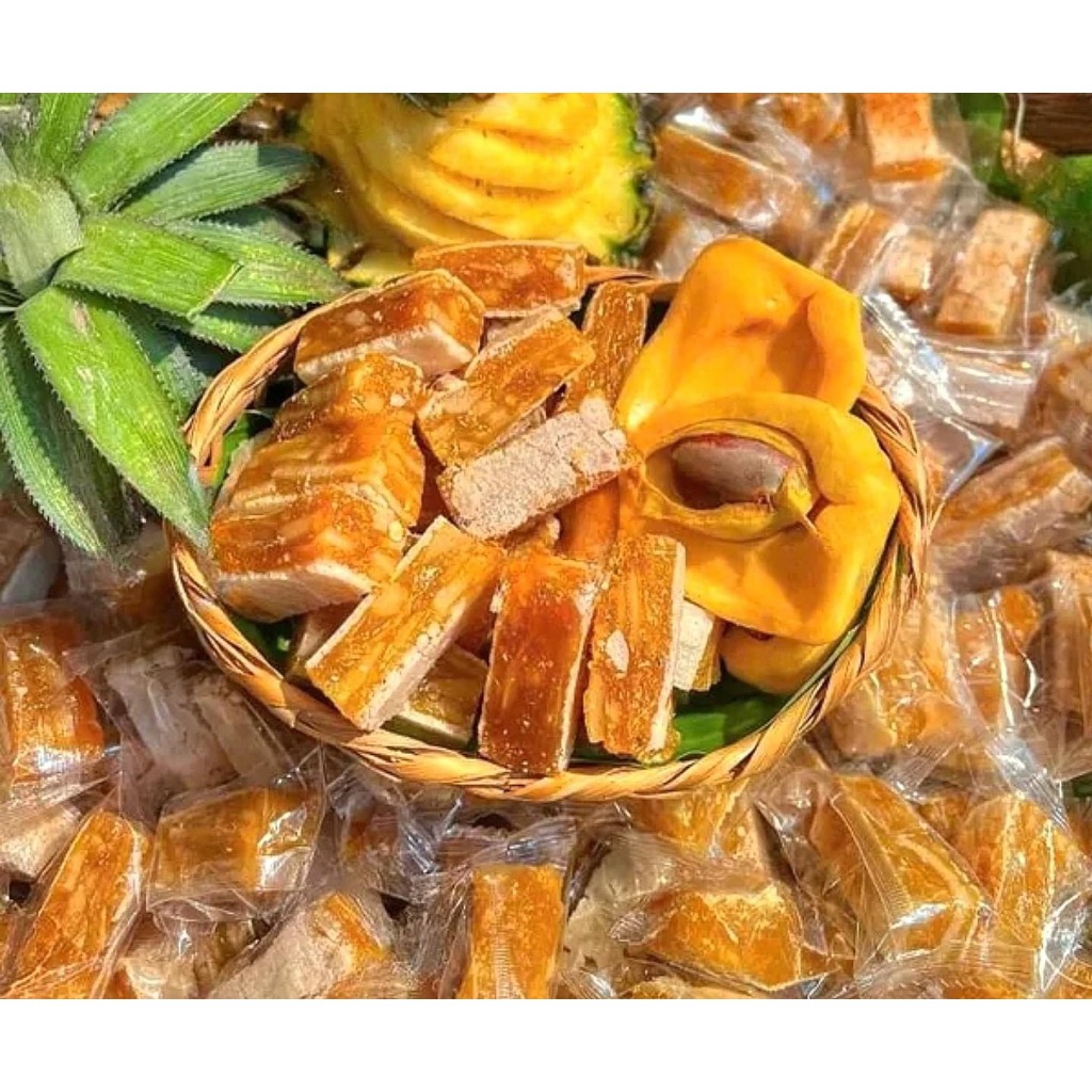 Young coconut pineapple candy, puffy cake, less sweet - 500g | Shopee ...