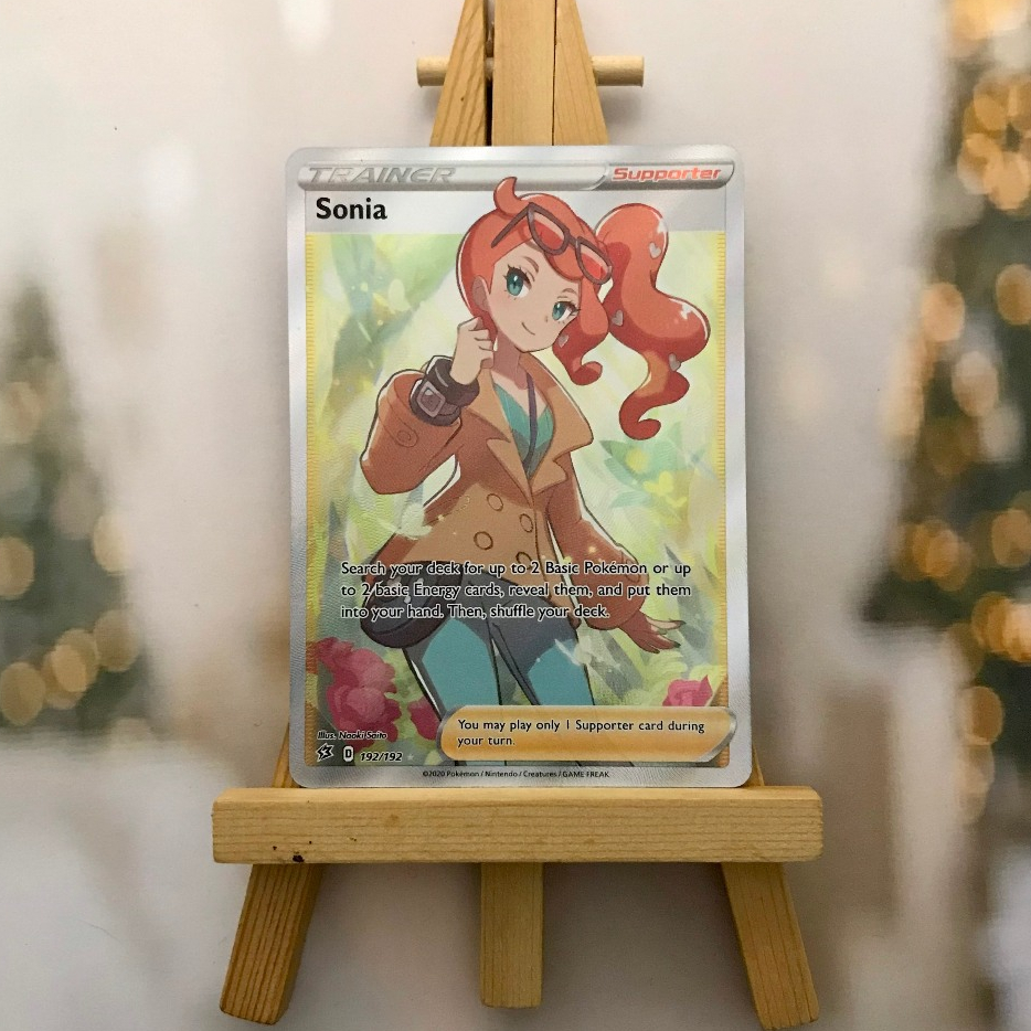 Pokemon Sonia 192 / 192 picture card - Genuine English Full Art Ultra ...